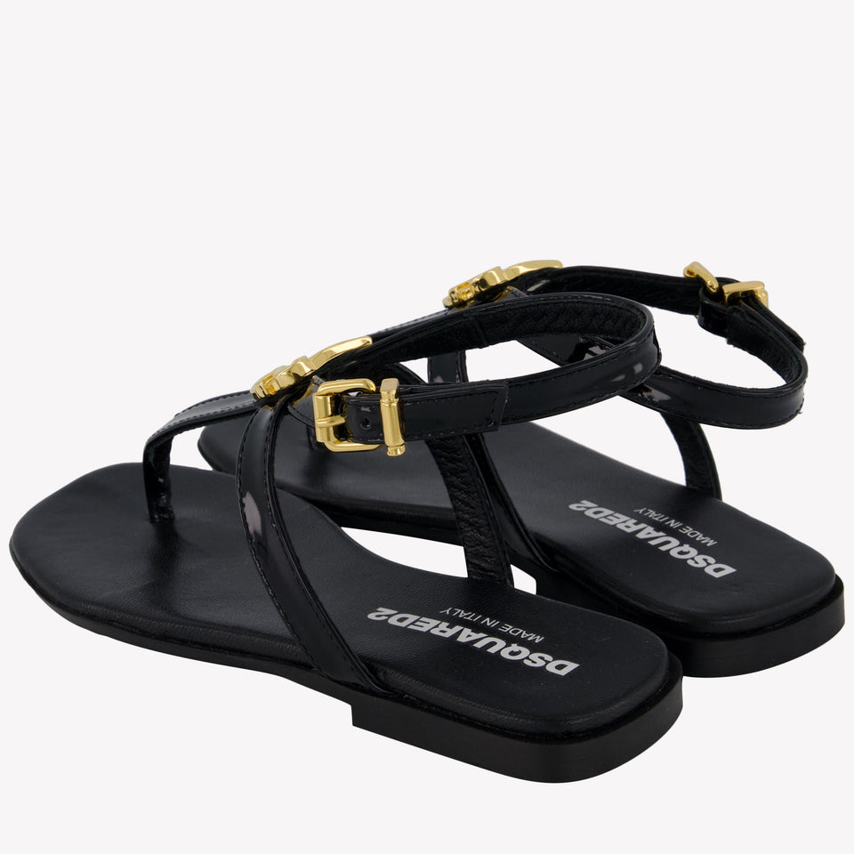 Dsquared2 Girls Sandals In Black