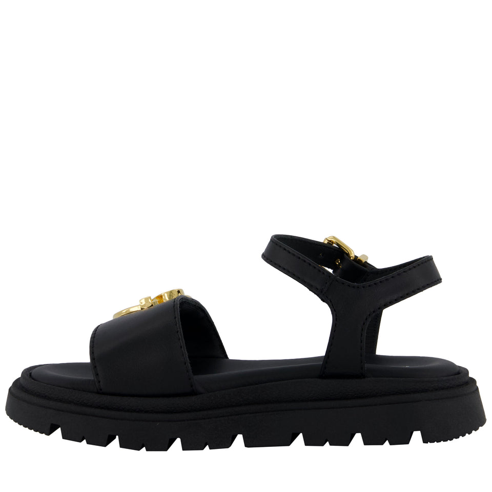 Dsquared2 Girls Sandals In Black