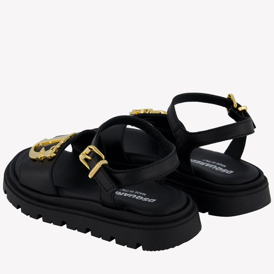 Dsquared2 Girls Sandals In Black