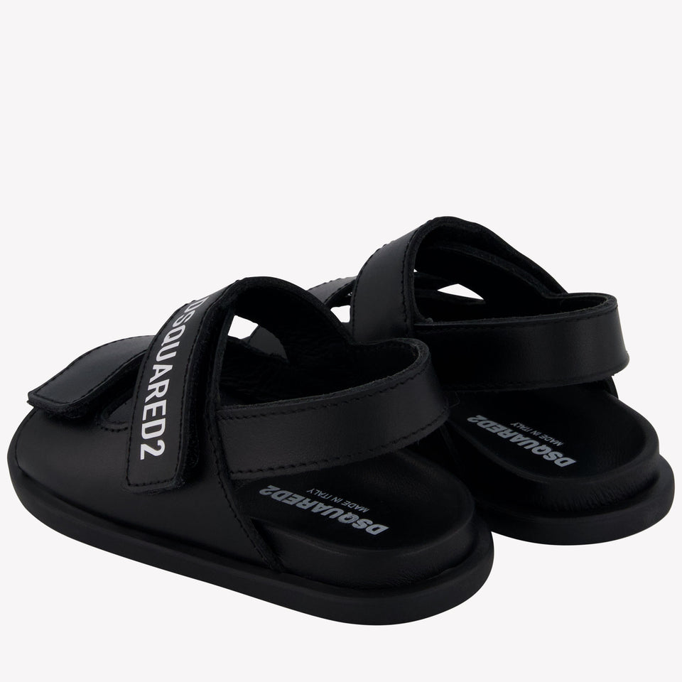 Dsquared2 Boys Sandals In Black