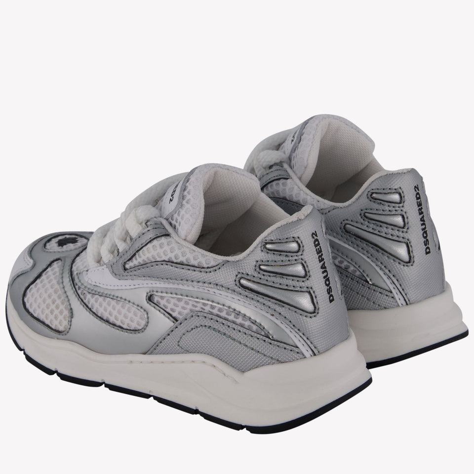 Dsquared2 Girls Sneakers in Silver