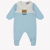 Moschino Baby Unisex Boxpakje In Licht Blauw