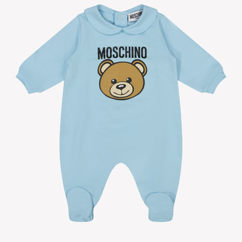 Moschino Baby Unisex Boxpakje In Licht Blauw