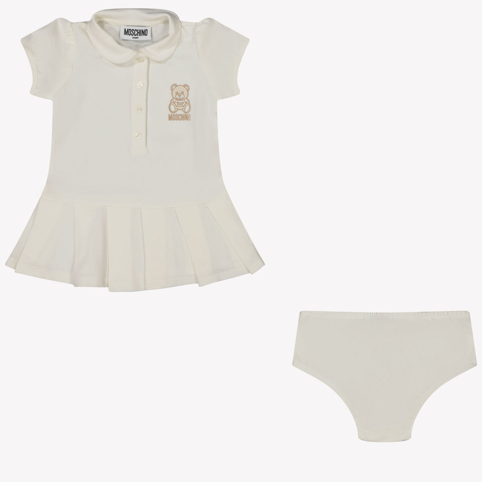 Moschino Baby Meisjes Jurk In Wit