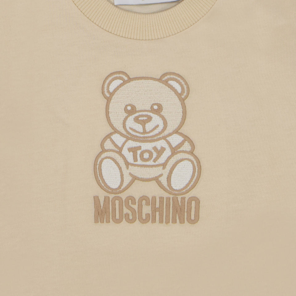 Moschino Baby Meisjes T-Shirt In Beige