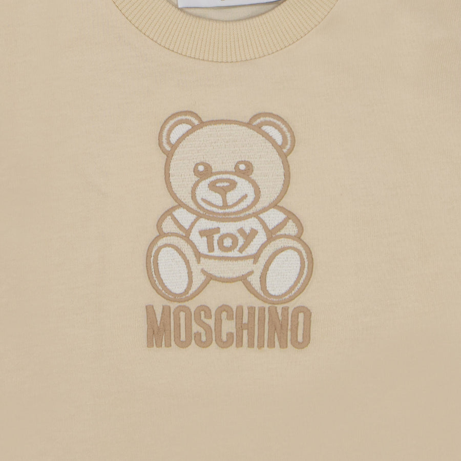 Moschino Baby Girls T-Shirt  Beige