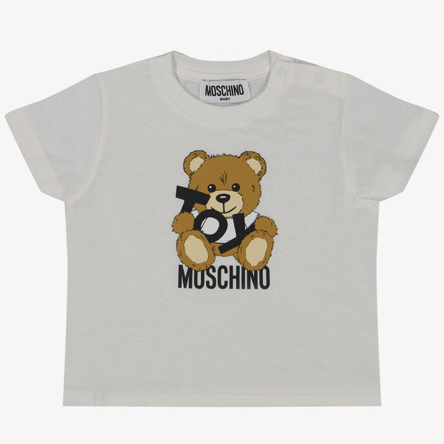 Moschino Baby Meisjes T-Shirt In Wit