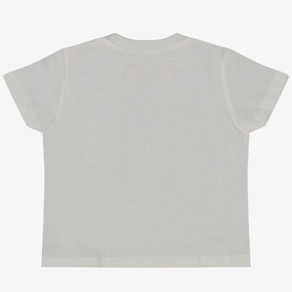 Moschino Baby Meisjes T-Shirt In Wit