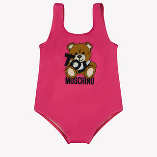 Moschino Baby Meisjes Zwemkleding In Fuchsia