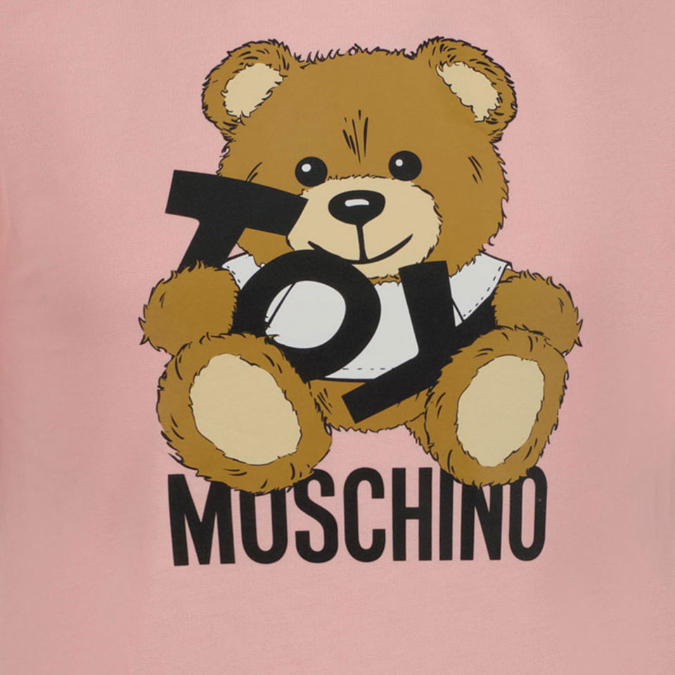 Moschino Kids Unisex Dress in Light Pink