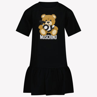 Moschino Kinder Unisex Jurk In Zwart