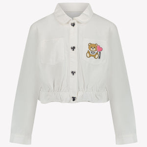 Moschino Kids Unisex Jackets  White