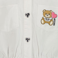 Moschino Kids Unisex Jackets  White