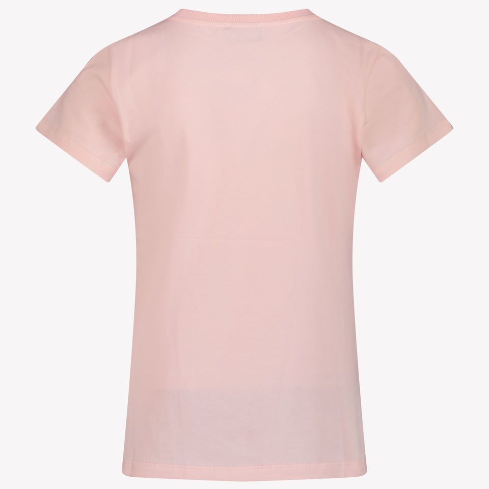 Moschino Kinder Meisjes T-Shirt In Licht Roze