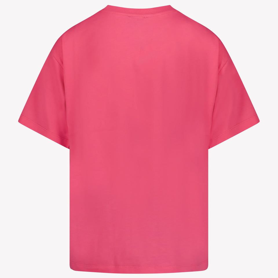 Moschino Kinder Meisjes T-Shirt In Fuchsia