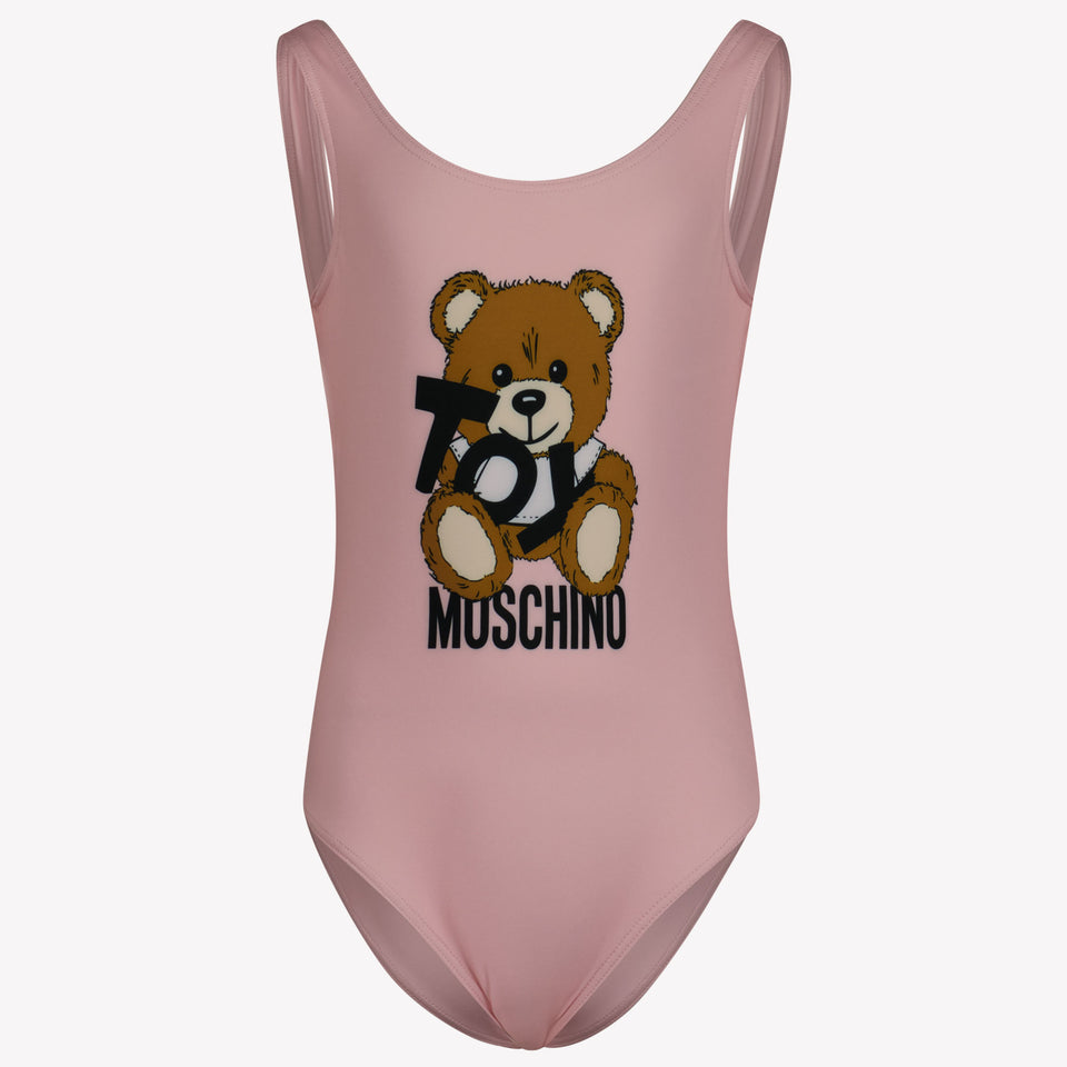 Moschino Kinder Meisjes Zwemkleding In Licht Roze