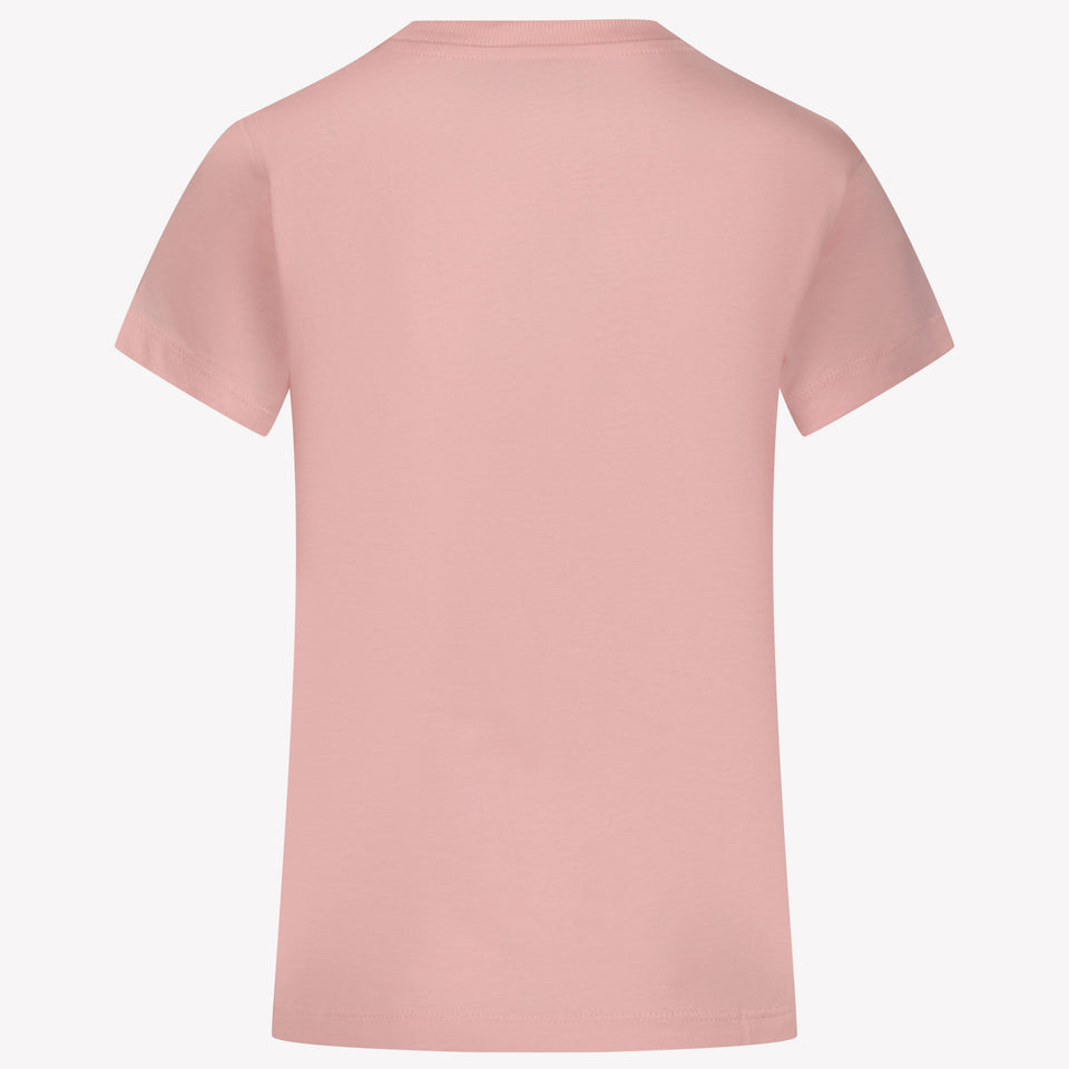 Moschino Kinder Meisjes T-Shirt In Licht Roze