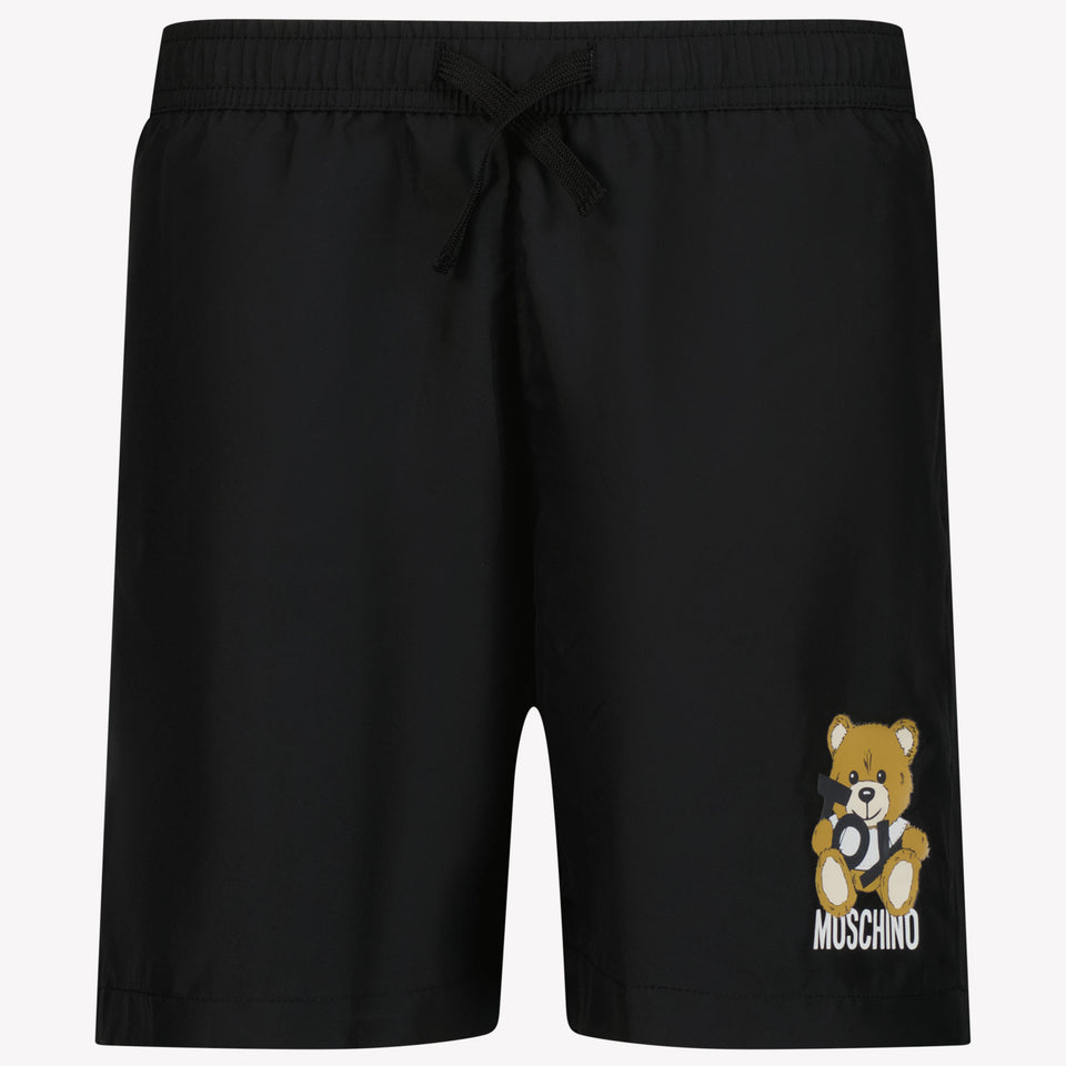 Moschino Kids Boys Swimwear In Black