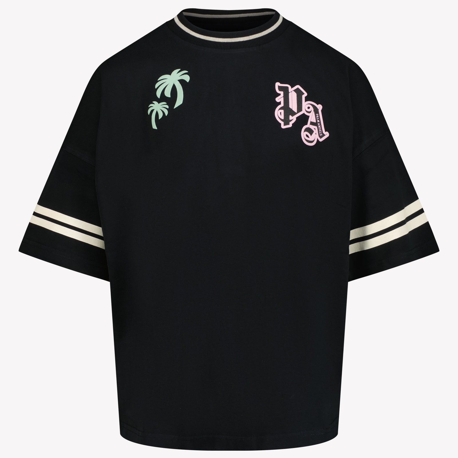 Palm Angels Kinder Meisjes T-Shirt In Zwart