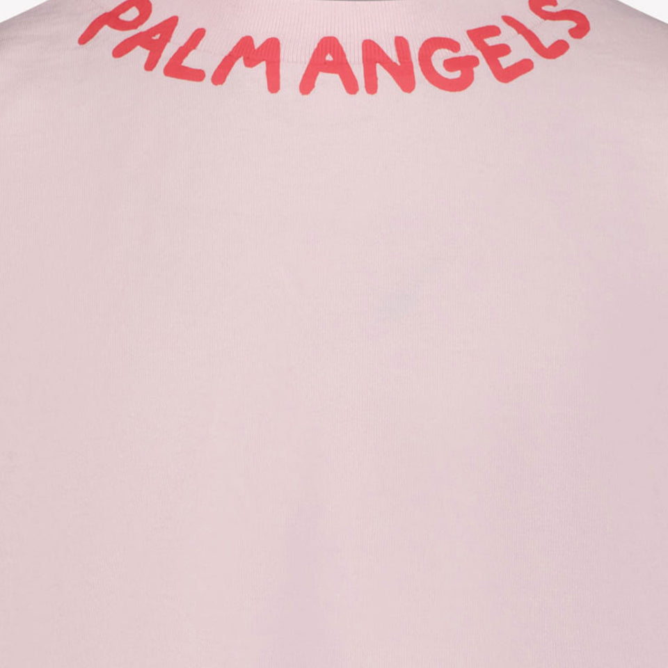 Palm Angels Kinder Meisjes T-Shirt In Roze