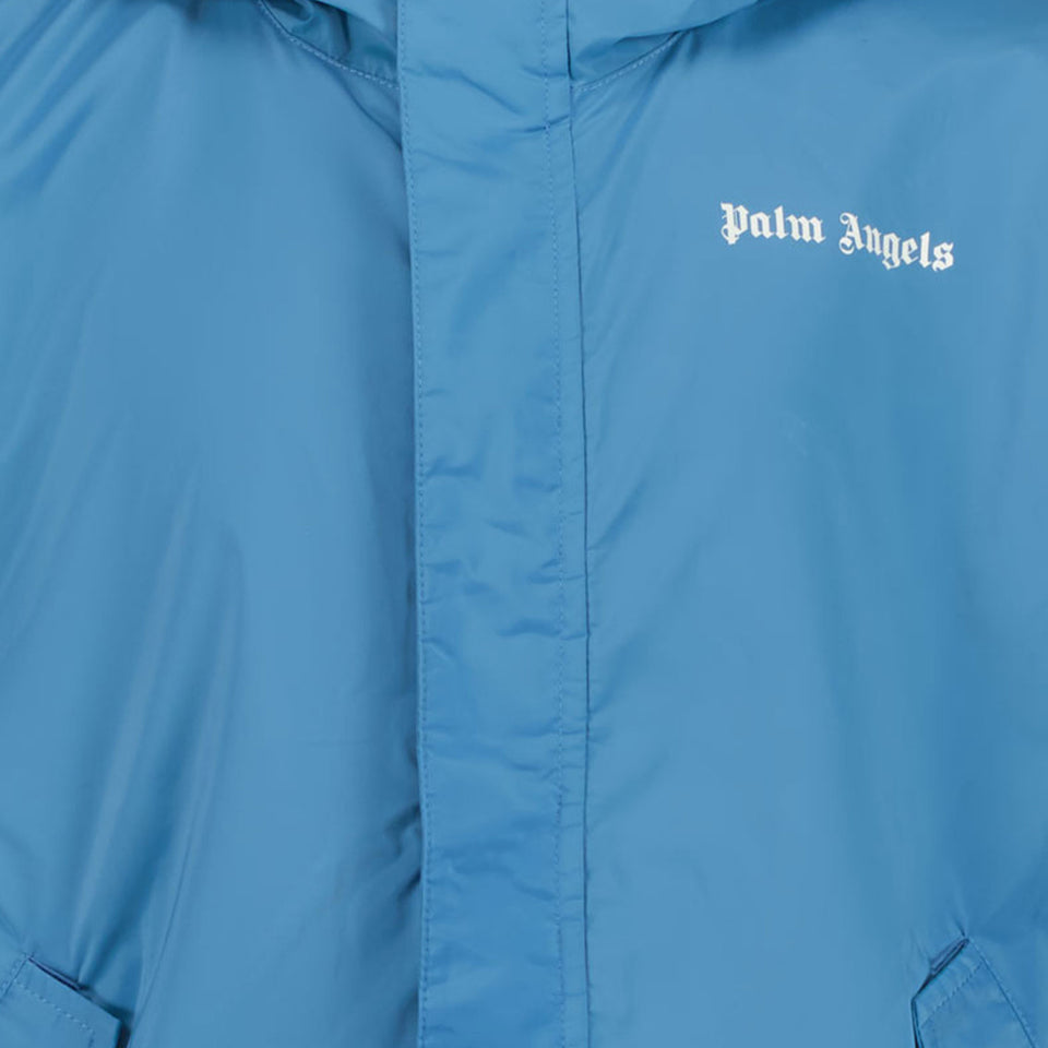 Palm Angels Kinder Jongens Zomerjas In Licht Blauw