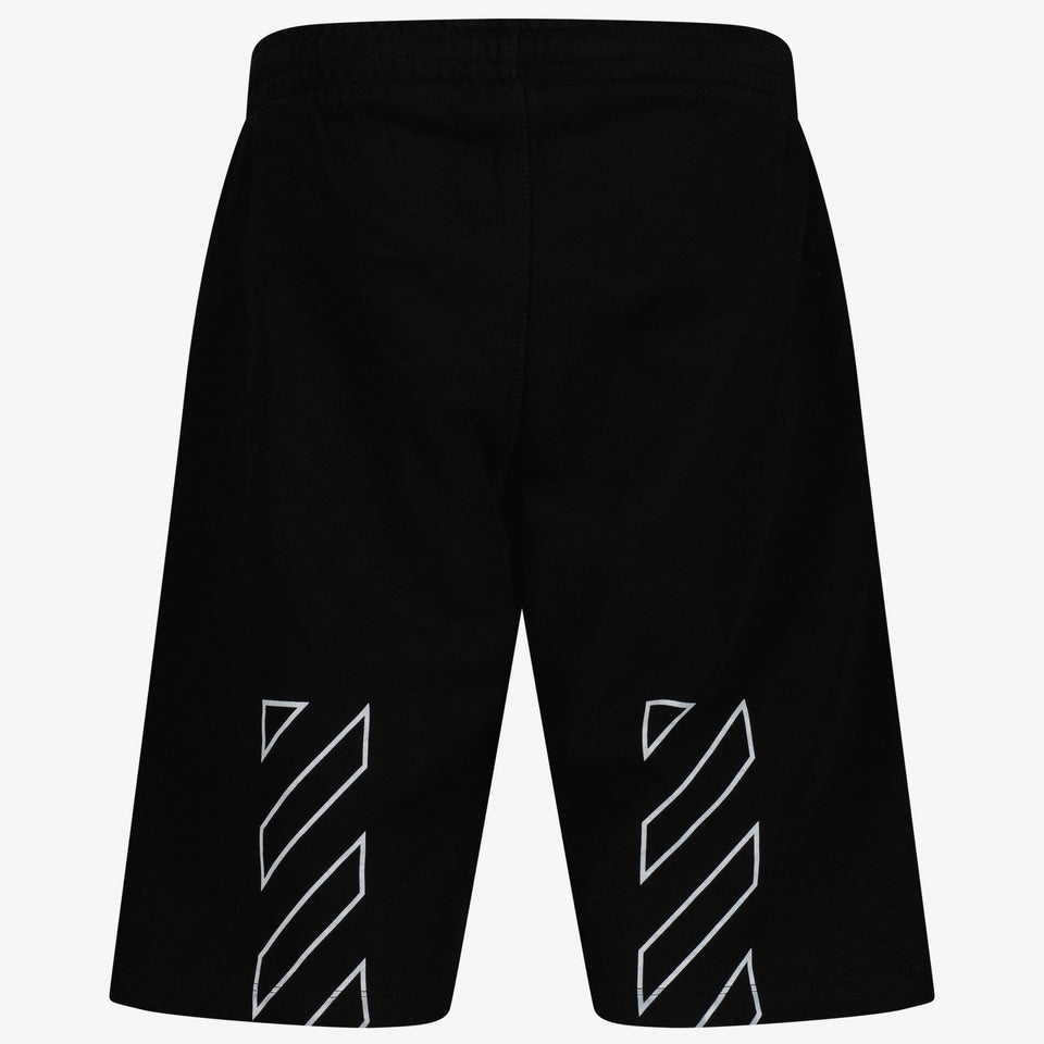 Off-White Kinder Jongens Shorts In Zwart