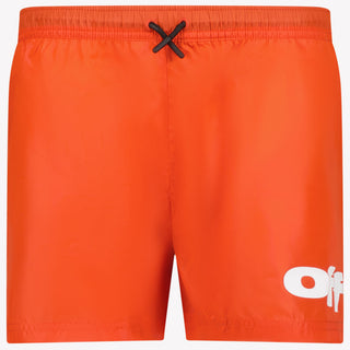 Off-White Kinder Jongens Zwemkleding In Rood