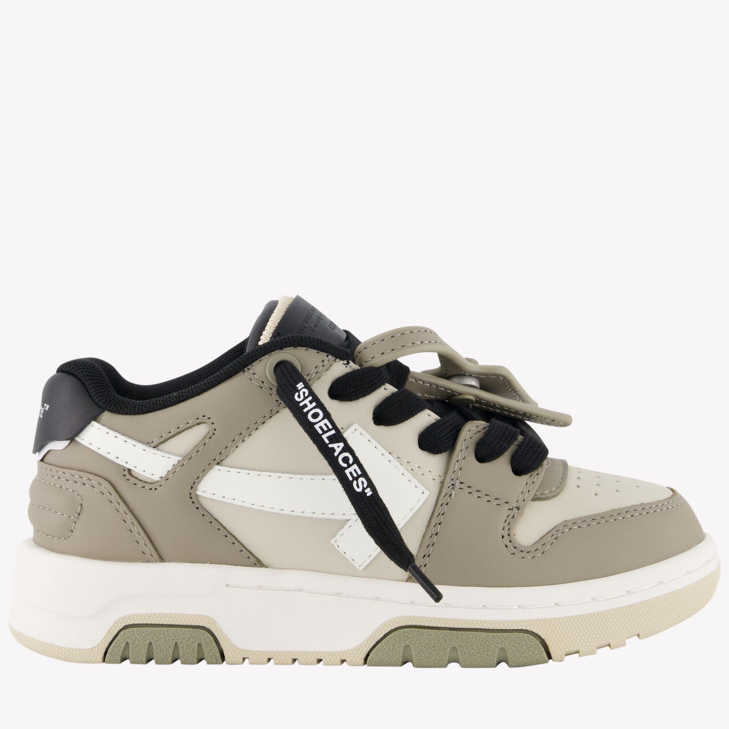 Off-White Boys Sneakers in Olive Green