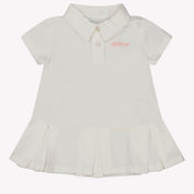 Off-White Baby Girls Dress In White