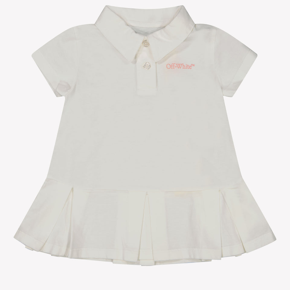 Off-White Baby Girls Dress In White