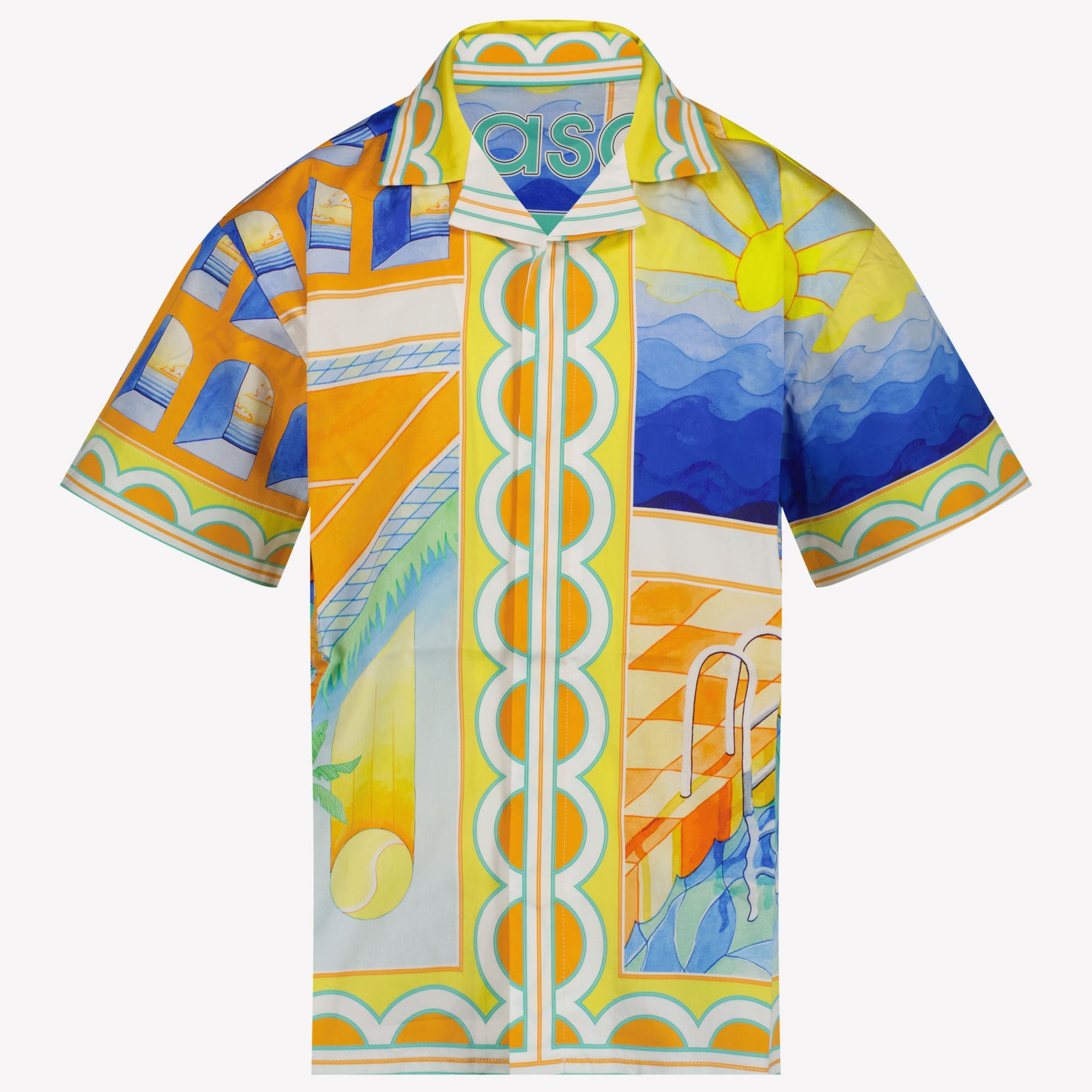 Casablanca children's boys blouse in Orange