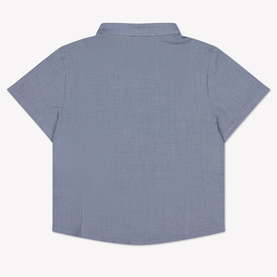 Armani Baby Boys Blouse  Light Blue