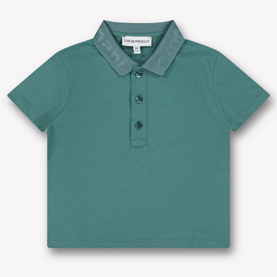 Armani Baby Boys Polo  Dark Green