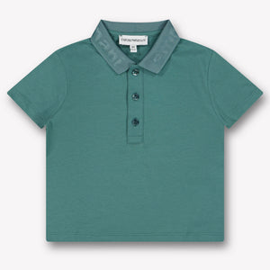 Armani Baby Jongens Polo In Donker Groen