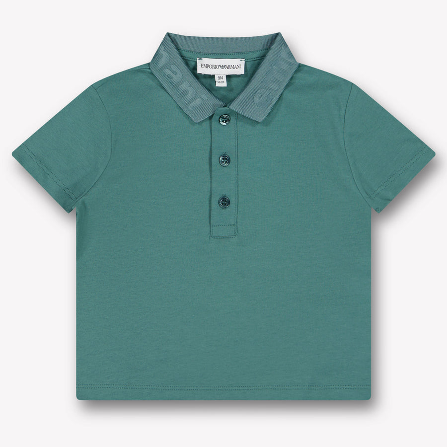 Armani Baby Jongens Polo In Donker Groen