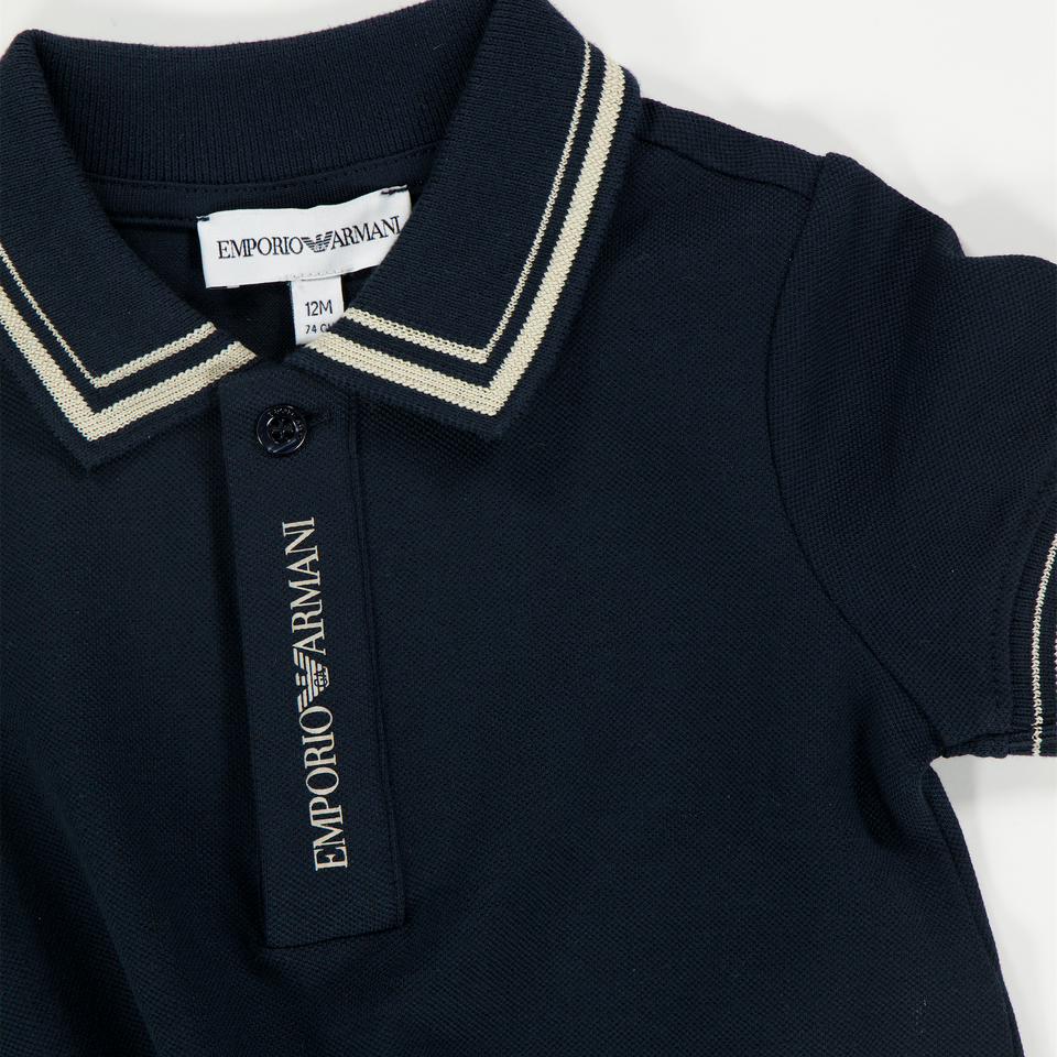 Armani Baby Boys Polo  Dark Blue