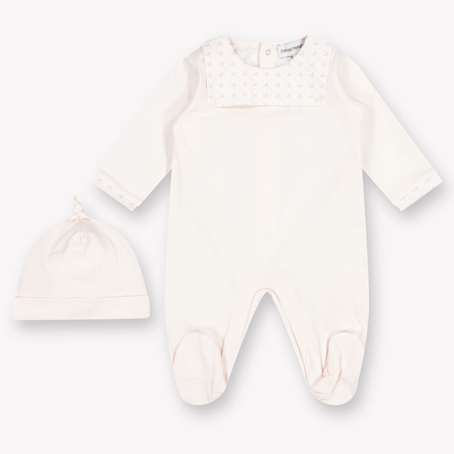 Armani Baby Meisjes Boxpakje In Licht Roze