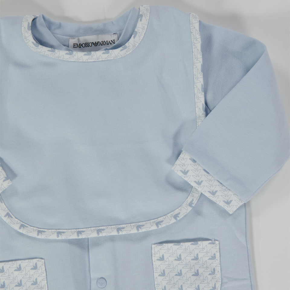 Armani Baby Meisjes Boxpakje In Licht Blauw