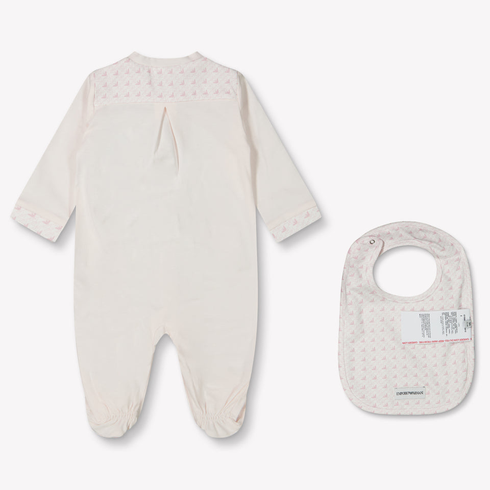 Armani Baby Meisjes Boxpakje In Licht Roze