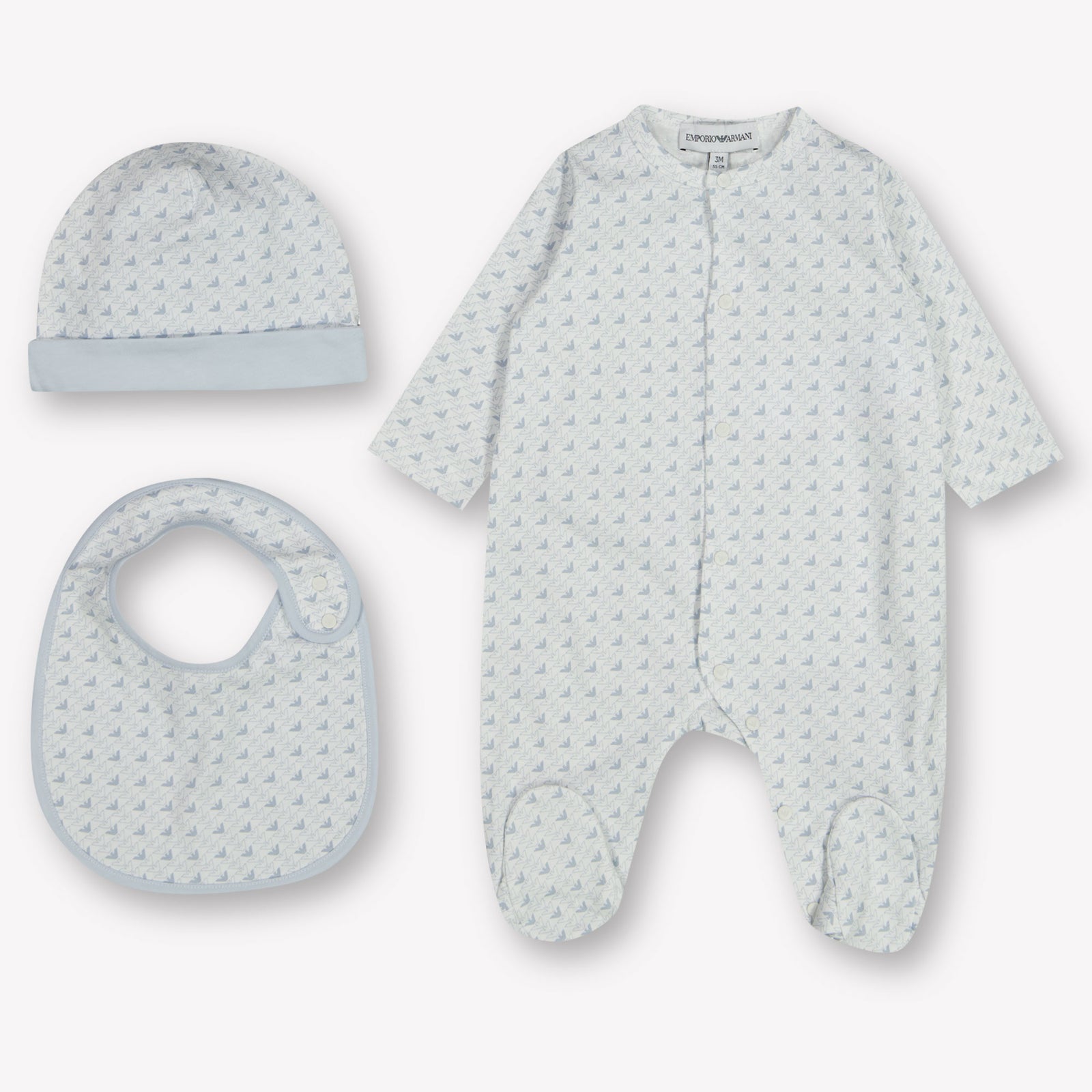 Armani Baby Meisjes Boxpakje In Licht Blauw