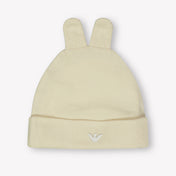 Armani Baby Girls Cap in Cream