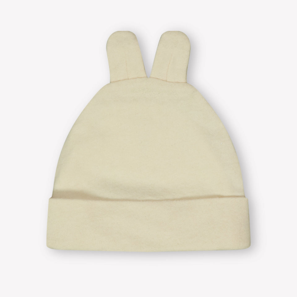 Armani Baby Girls Cap in Cream