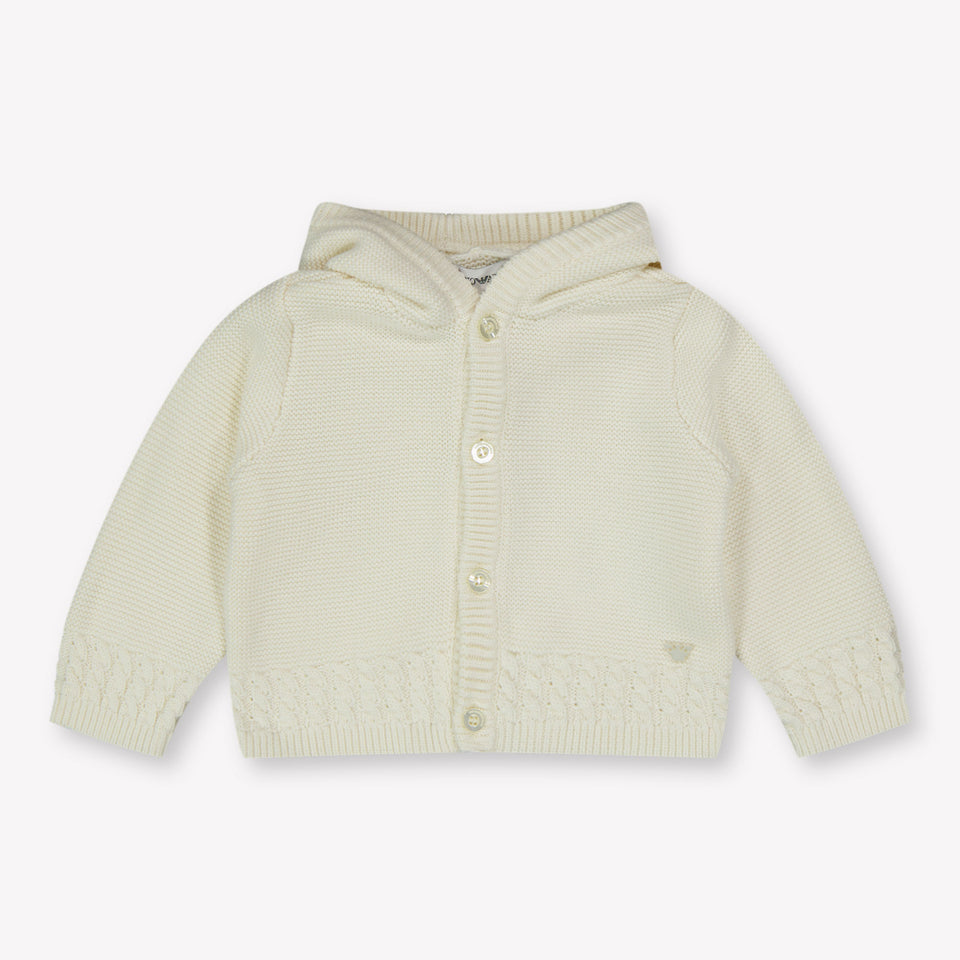 Armani Baby Meisjes Vest in Creme