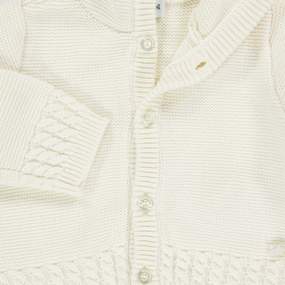 Armani Baby Meisjes Vest in Creme