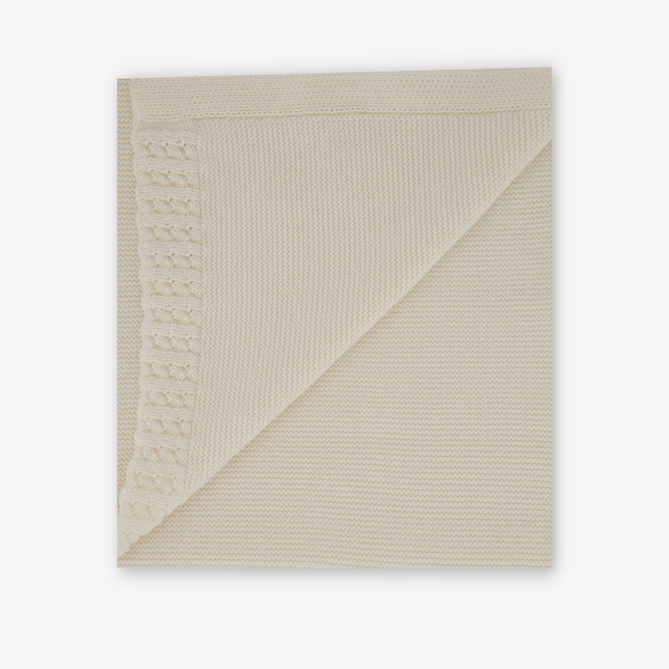 Armani Unisex Blanket in Cream