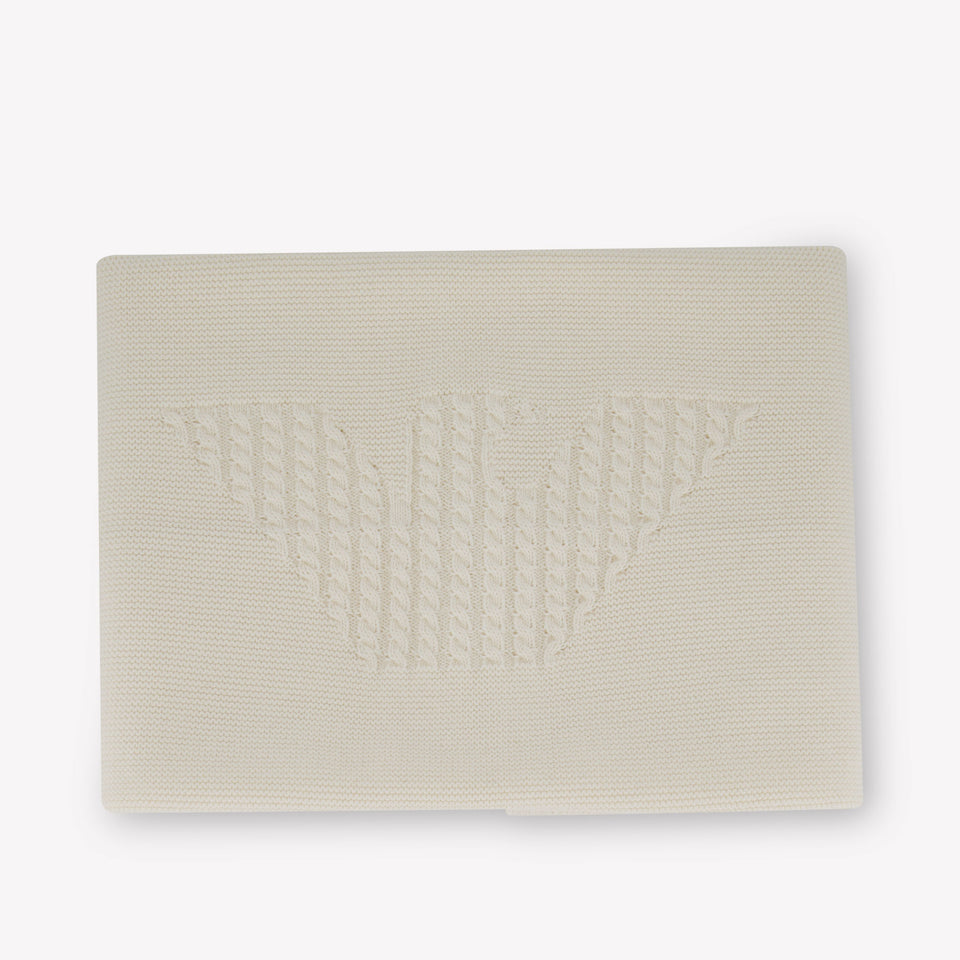 Armani Unisex Blanket in Cream