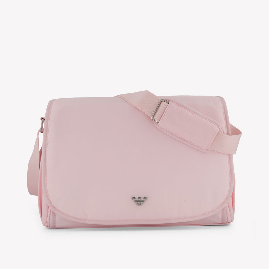 Armani Baby Girls Diaper Bag  Light Pink
