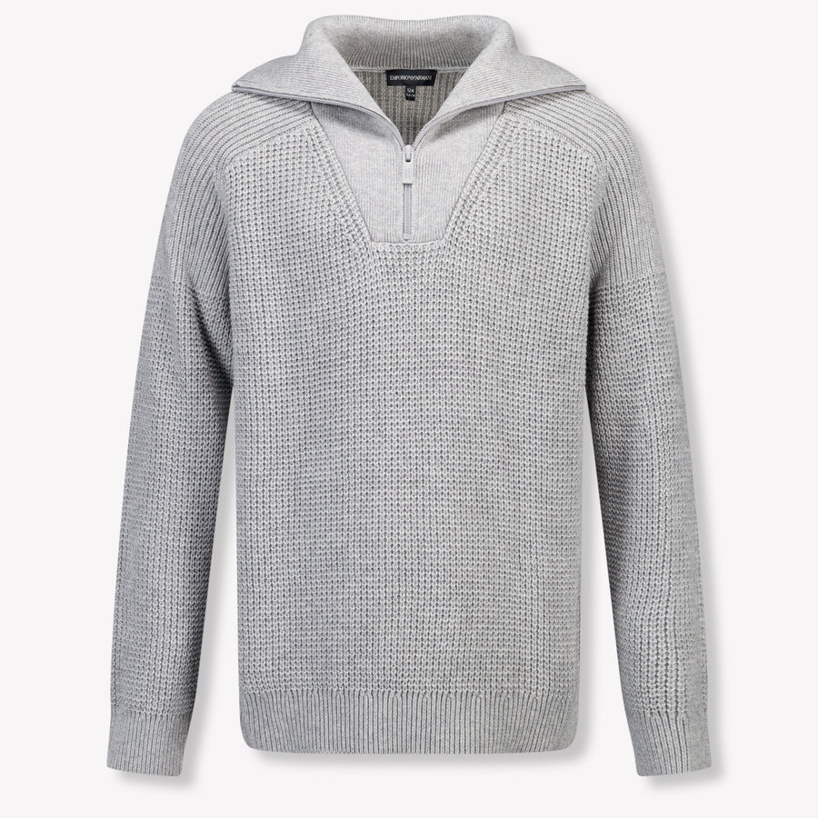 Armani Kinder Jongens Trui In Grijs