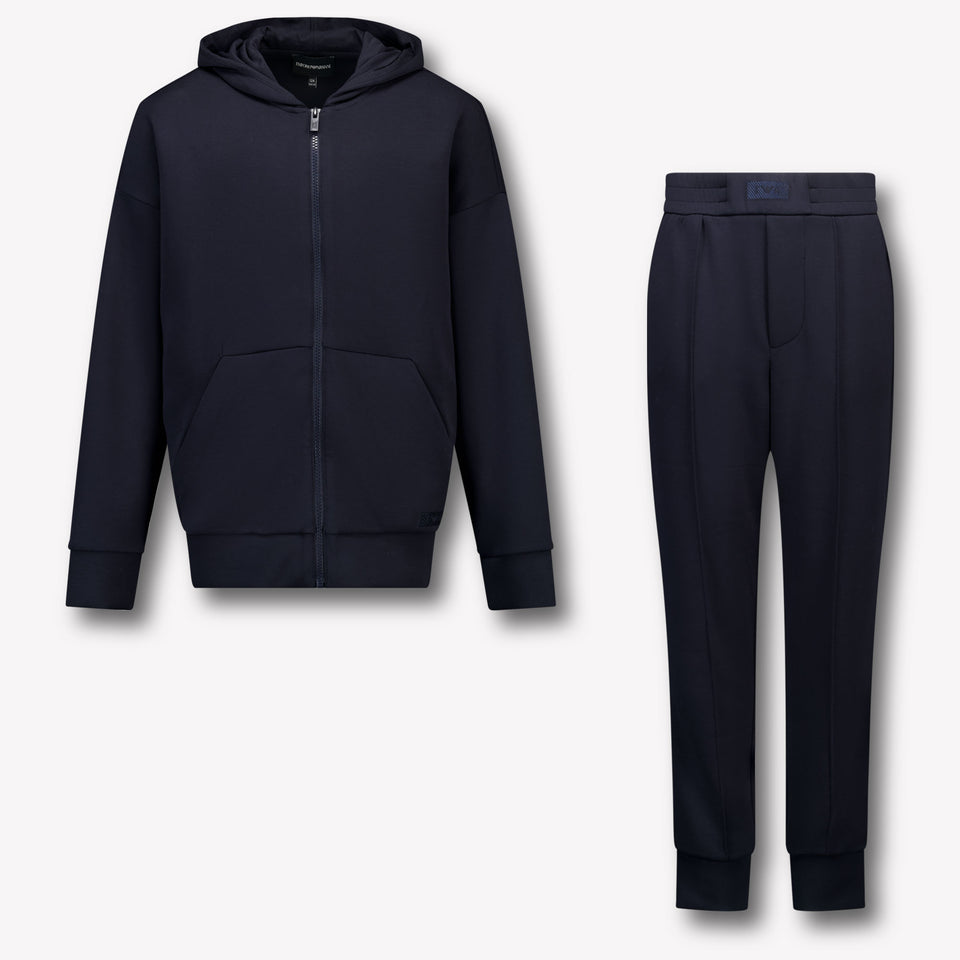 Armani Kids Boys Tracksuit  Navy