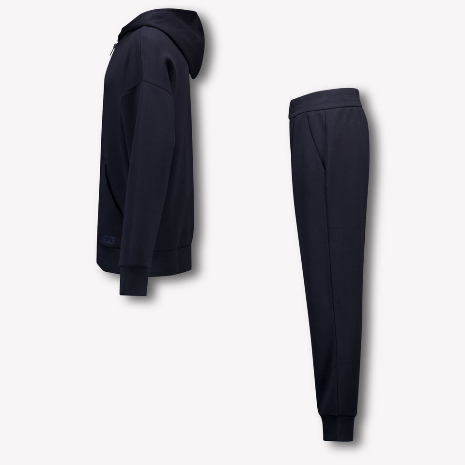 Armani Kids Boys Tracksuit  Navy